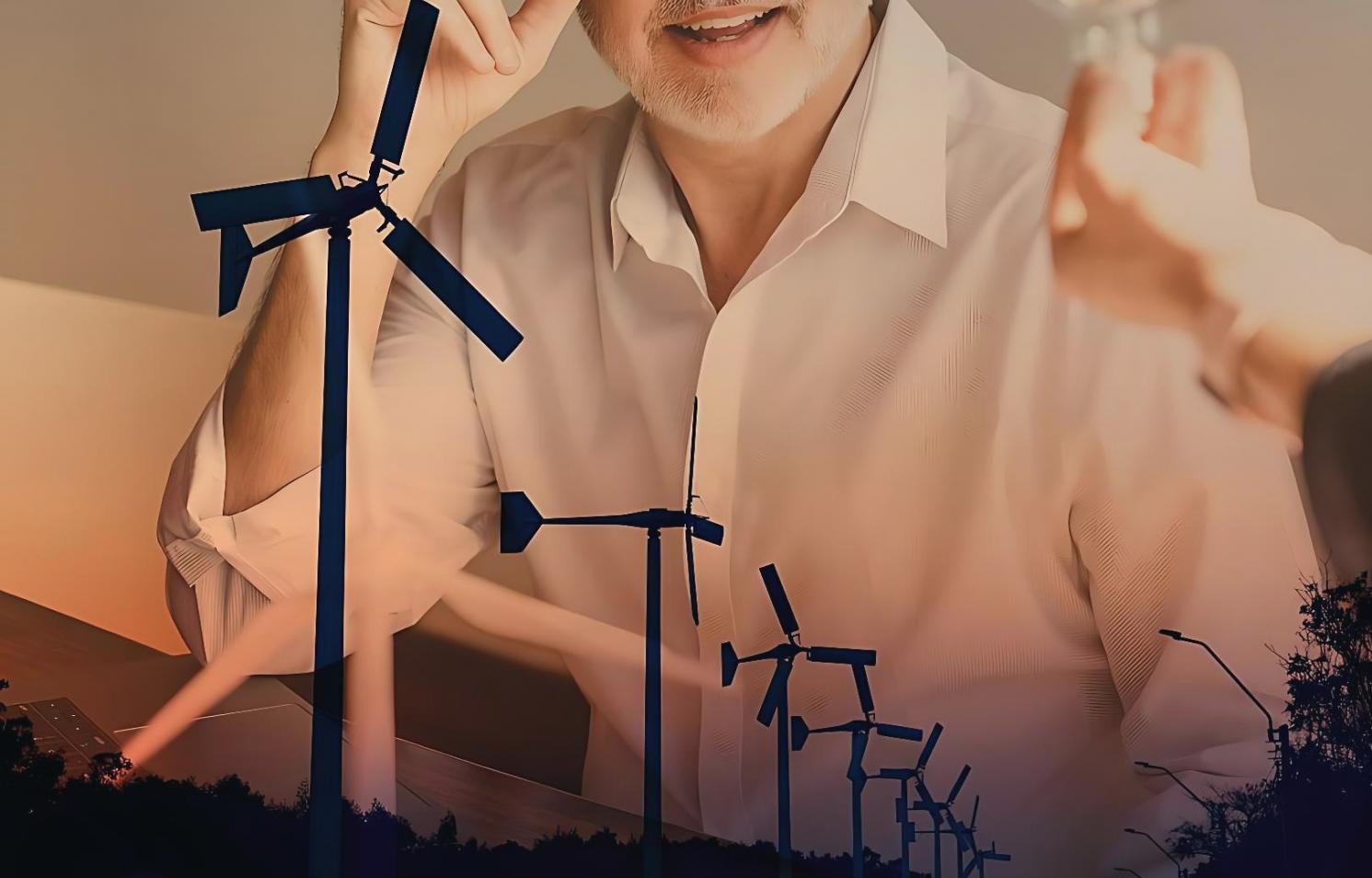 Installation d'énergie géothermique moderne avec équipement technique et infrastructure durable